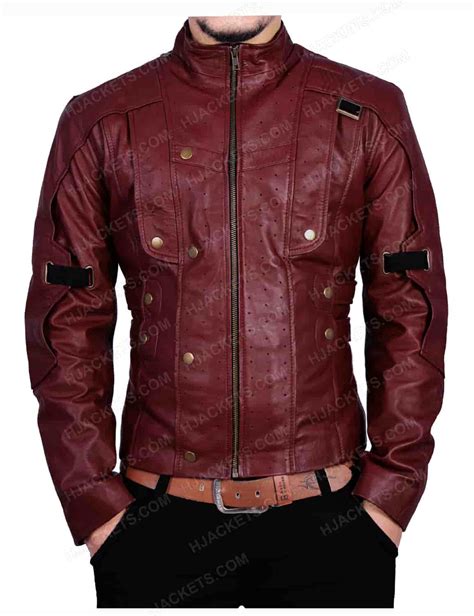 star lord leather jacket replica|guardians star lord jacket.